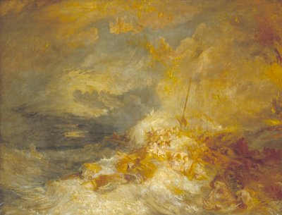 Eine Katastrophe auf See von Joseph Mallord William Turner